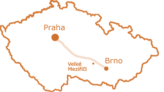 mapa ČR